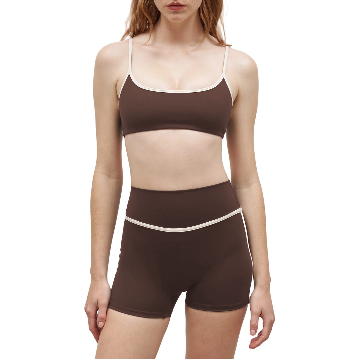 Nude Feel Sports Underwear With Chest Pad Yoga Beauty Back Bra