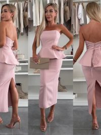 Spring Women's Clothes Sheath Off-shoulder Suit Women