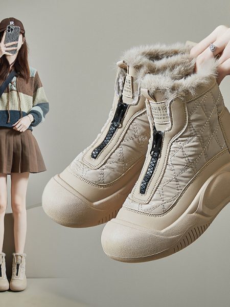 Women's Warm Casual Fleece-lined High-top Snow Boots