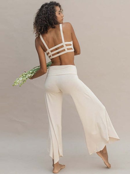 Yoga Suit Backless Spaghetti Straps Backless Bra