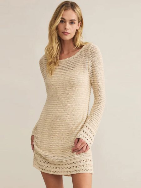 Knitted Beach Sun-protective Tunic Dress