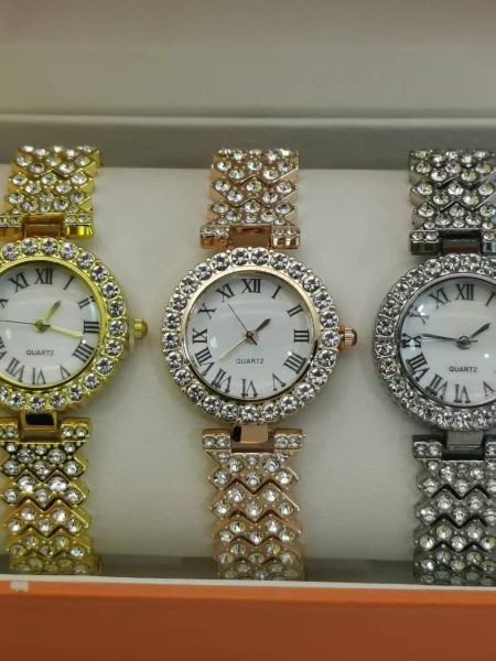 Fashion Business Versatile Diamond-studded Starry Sky Quartz Watch Bracelet For Women