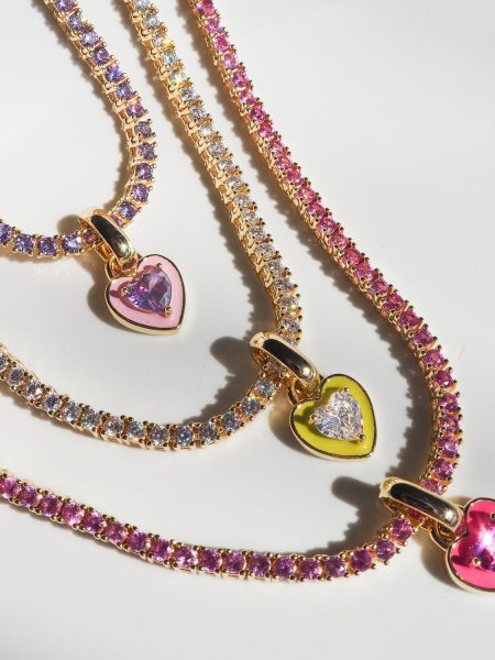 Women's Tennis Chain Colorful Zircon Necklace