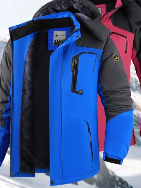 Warm Fleece Outdoor Windproof Mountaineering Cotton Jacket
