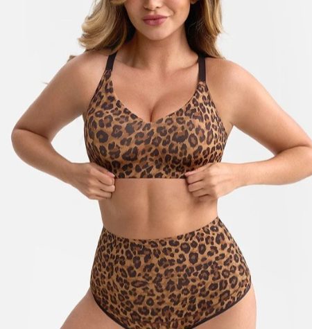 Comfortable Underarm-smooth V-neck Bra With Adjustable Shoulder Straps