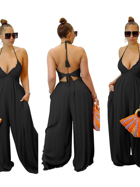 Women's Fashionable Personalized Bra Jumpsuit