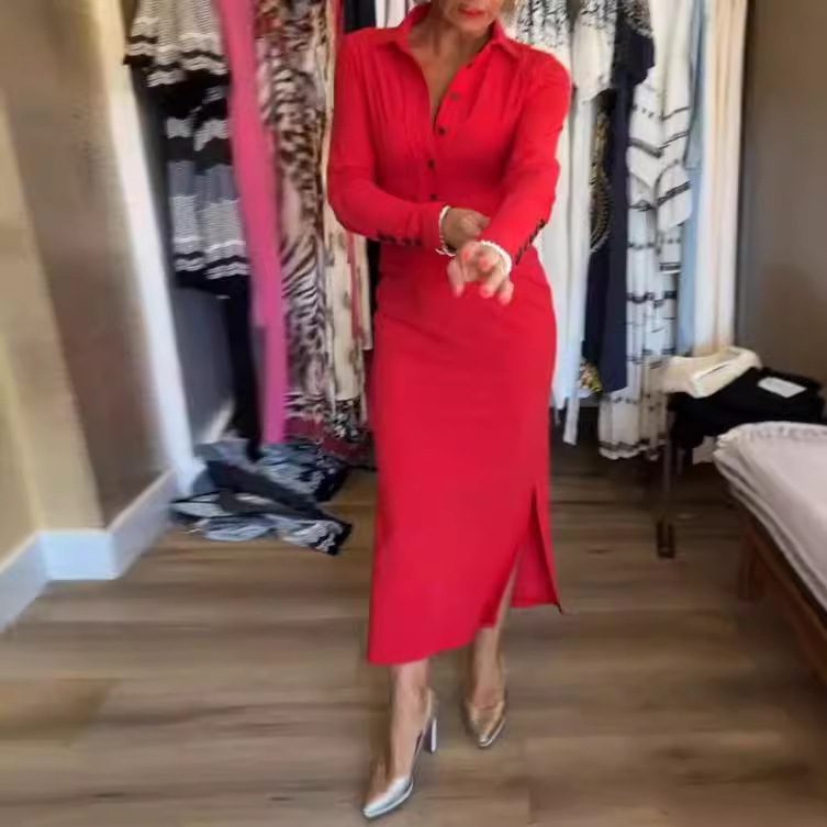 Buy Women's Clothing Online | Buy Trending Dresses for Women Elegant Women's Long-sleeve Dress