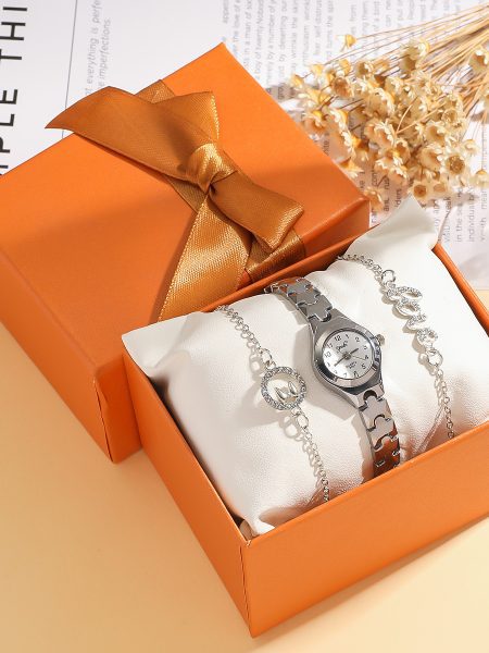 Fashionable Steel-band Bracelet Womens Watch For Ladies