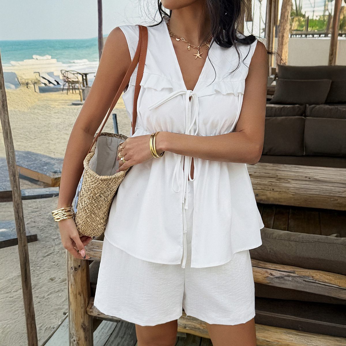 Top And Pants Two-piece Set