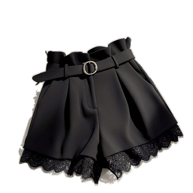 High-waisted Casual Shorts Cropped Pants For Petite Women