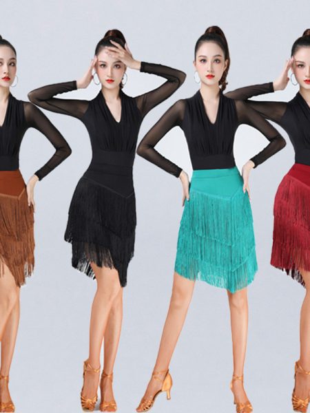Practice Wear For Women And Adults Fringed Skirt