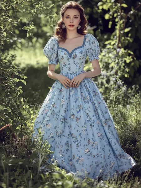 Womens Bohemian Casual V-Neck Short-Sleeve Dress