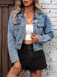 Autumn Long Sleeve Denim Coat