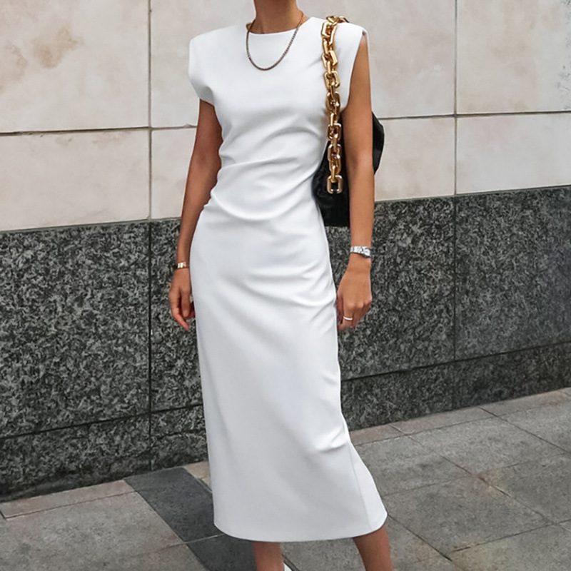 Buy Women's Clothing Online | Buy Trending Dresses for Women Slim-fit High-grade Split Dress Women