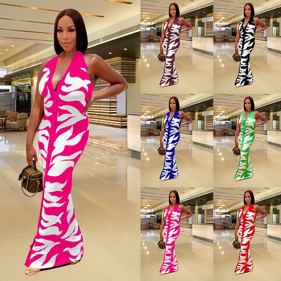 Buy Women's Clothing Online | Buy Trending Dresses for Women Backless Cardigan Printed Dress Women