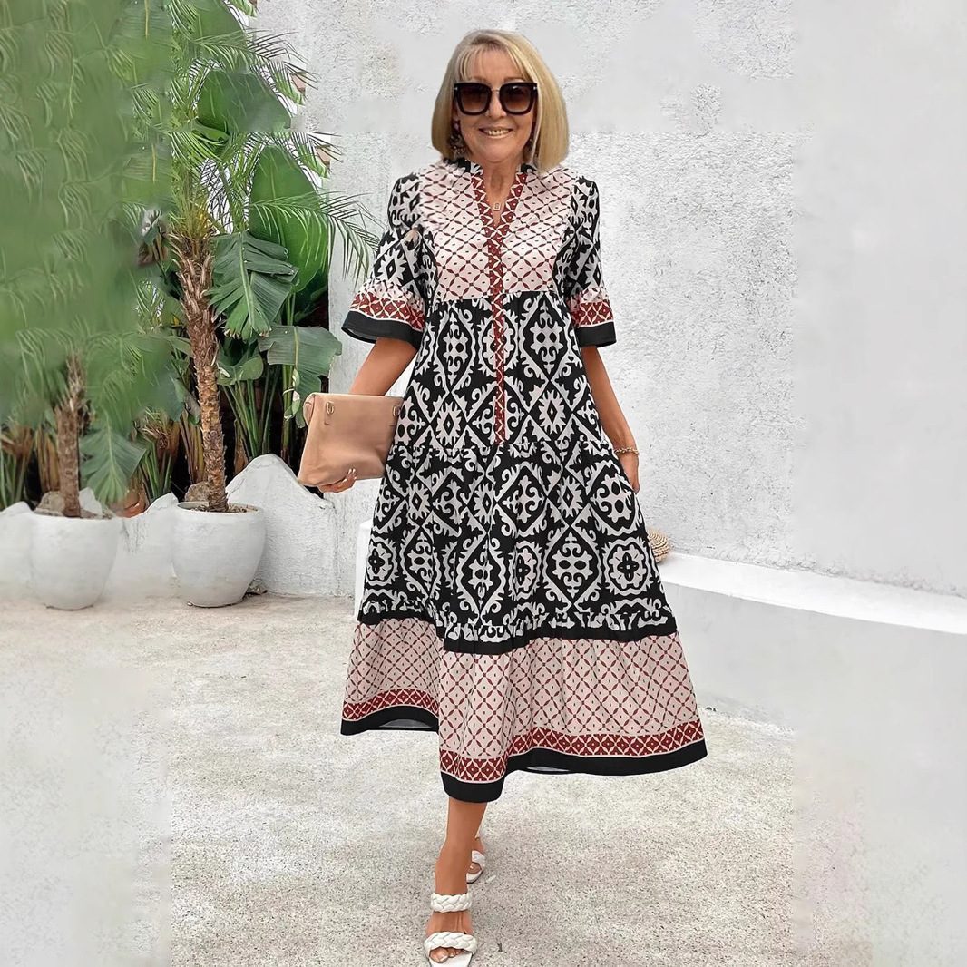 New Plus Size Women's Loose Dress