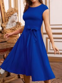 Sleeveless Lace-up Waist-tight Party High-end Dress