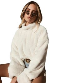 Autumn winter rabbit fur coat