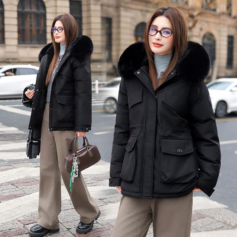Women’s Quilted Fleece-lined Cotton Jacket – Warm & Cozy