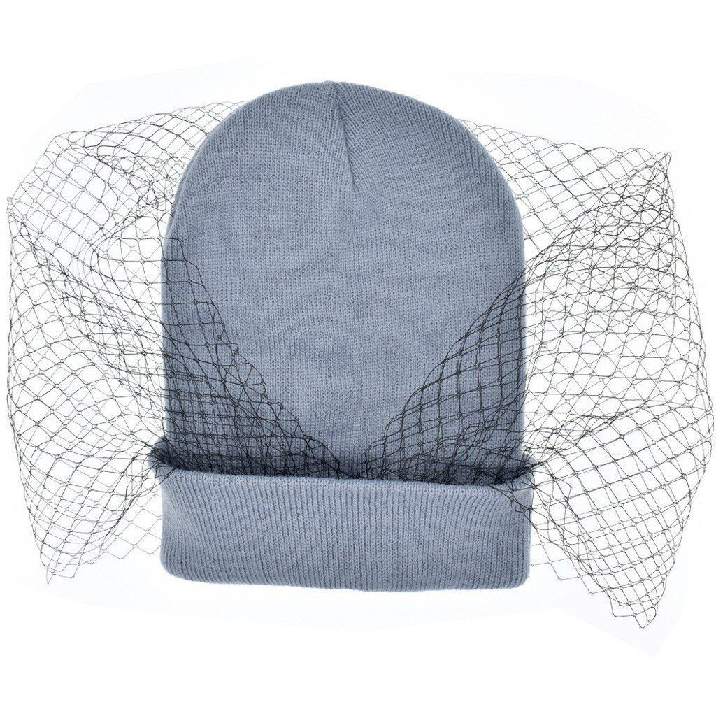 Veil knitted hat warm woolen hat