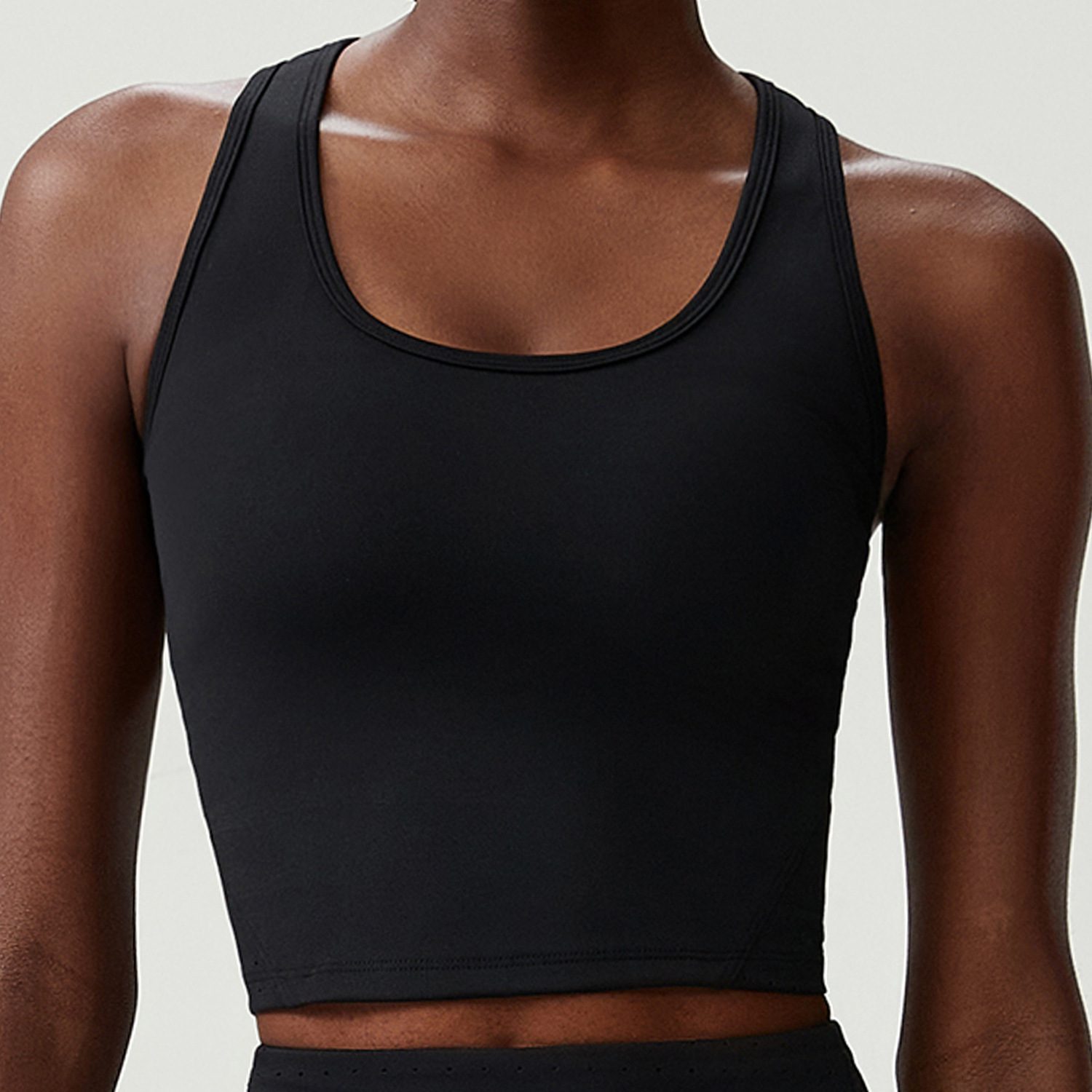 Tennis Suit Vest Women's Plus Size Fitness Running Exercise With Chest Pad