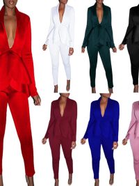 Ruffled Air Layer Business Uniform Casual Wear