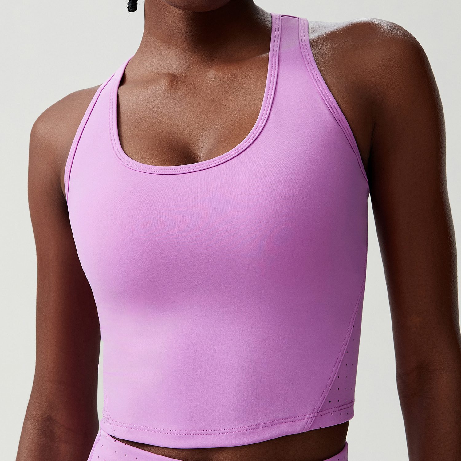 Tennis Suit Vest Women's Plus Size Fitness Running Exercise With Chest Pad