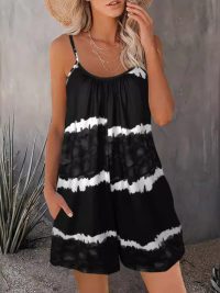 Leopard Print Jumpsuit Women's Clothing