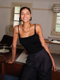 Invisible Chest Support Square Collar Sport Waistcoat For Women Top