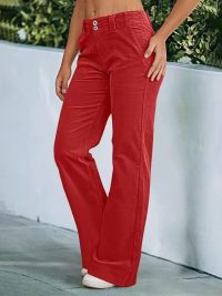 Lightweight Sports Pants Zipper Pocket Exercise Workout Pants