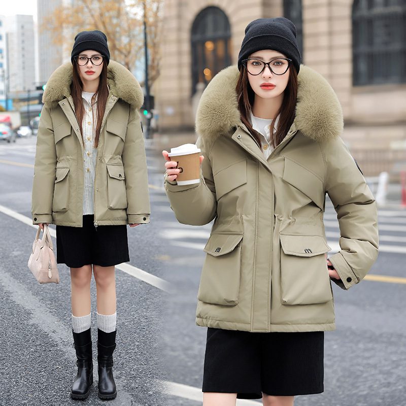 Women’s Quilted Fleece-lined Cotton Jacket – Warm & Cozy