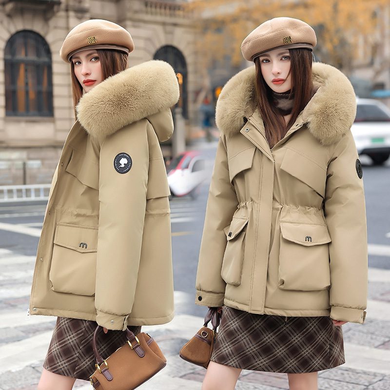 Women’s Quilted Fleece-lined Cotton Jacket – Warm & Cozy