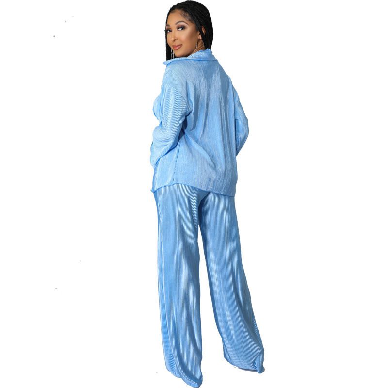 Temperament Commute Solid Color Long Sleeve Three-Piece Set – Elegant & Stylish