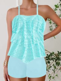 Split Flat Angle Women's Swimsuit Skirt