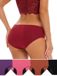 European And American Large Size Ladies' Underwear Menstrual Panties