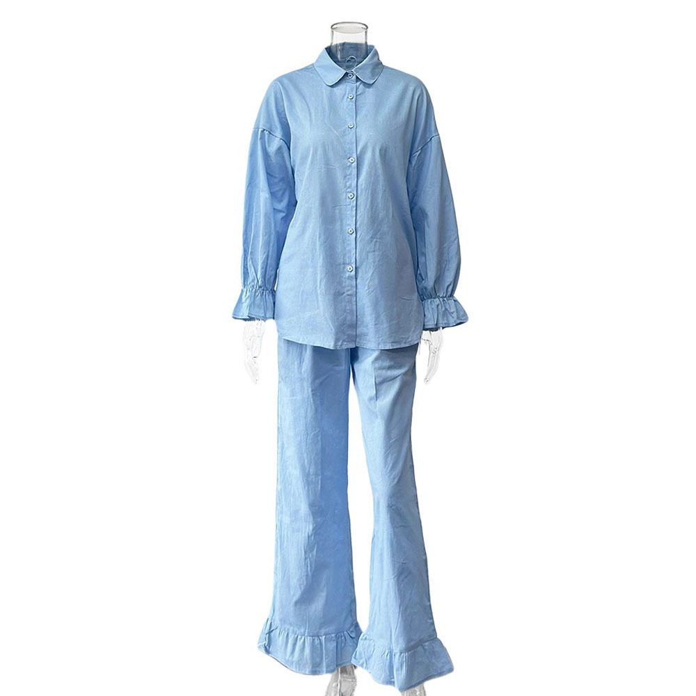 Loose Shirt And Trousers Two-piece Set