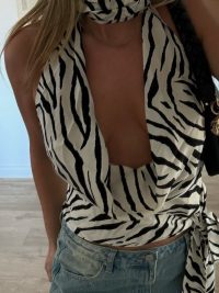 V-neck Hot Girl Trendy Wild Vest Fashion Halter Top
