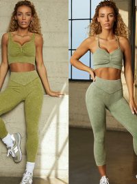 Plus Size Yoga Clothing Set – One-Piece Sports Underwear with Butt-Lifting Fitness Pants