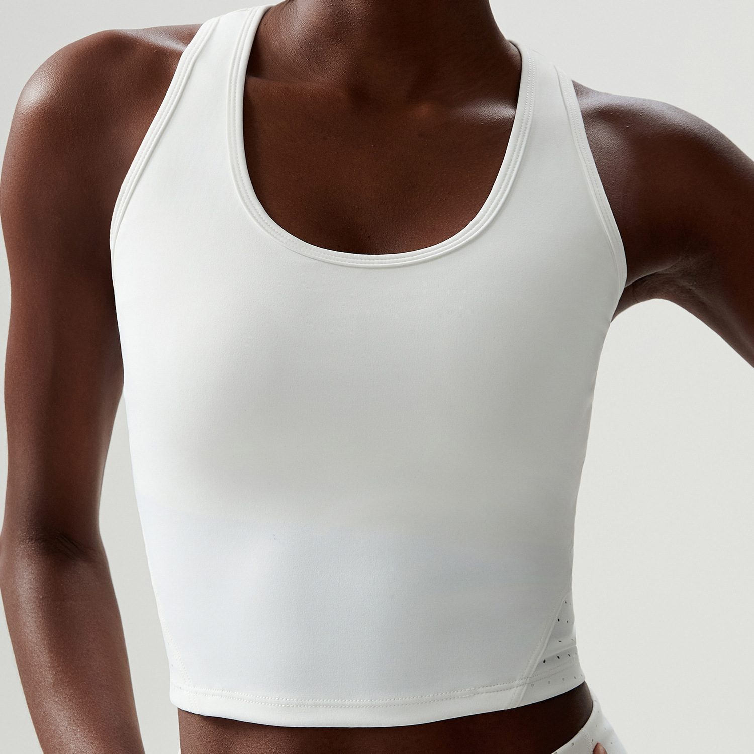 Tennis Suit Vest Women's Plus Size Fitness Running Exercise With Chest Pad