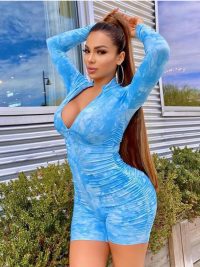 Women's High Waist Tight Hip Lifting Sport Jumpsuit