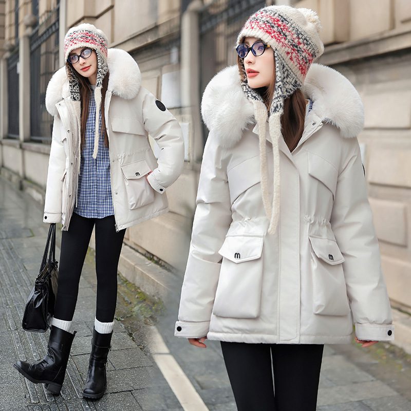 Women’s Quilted Fleece-lined Cotton Jacket – Warm & Cozy