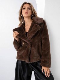 Fashion Loose Short Fox Fur Women's Coat