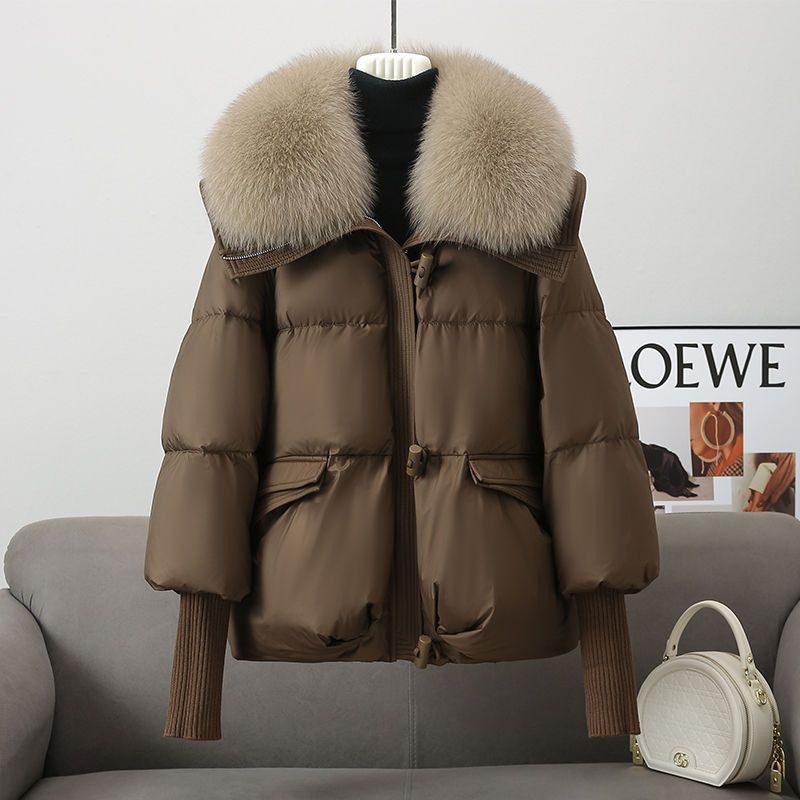 Women’s Short Down Cotton Jacket – Warm & Lightweight