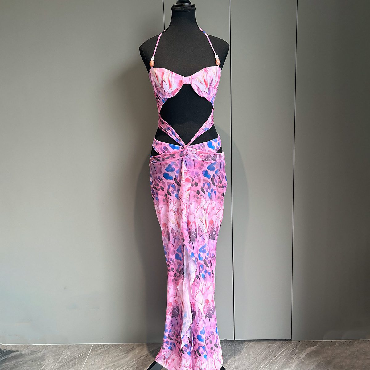 Sexy Bikini Printed Split Women's Swimsuit Swimsuit Female Dress