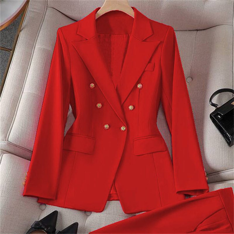 Retro Coat Slim Fit Casual Suit Top