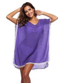 European And American Bikini Cutout Blouse Knitted Sun Protection Clothing