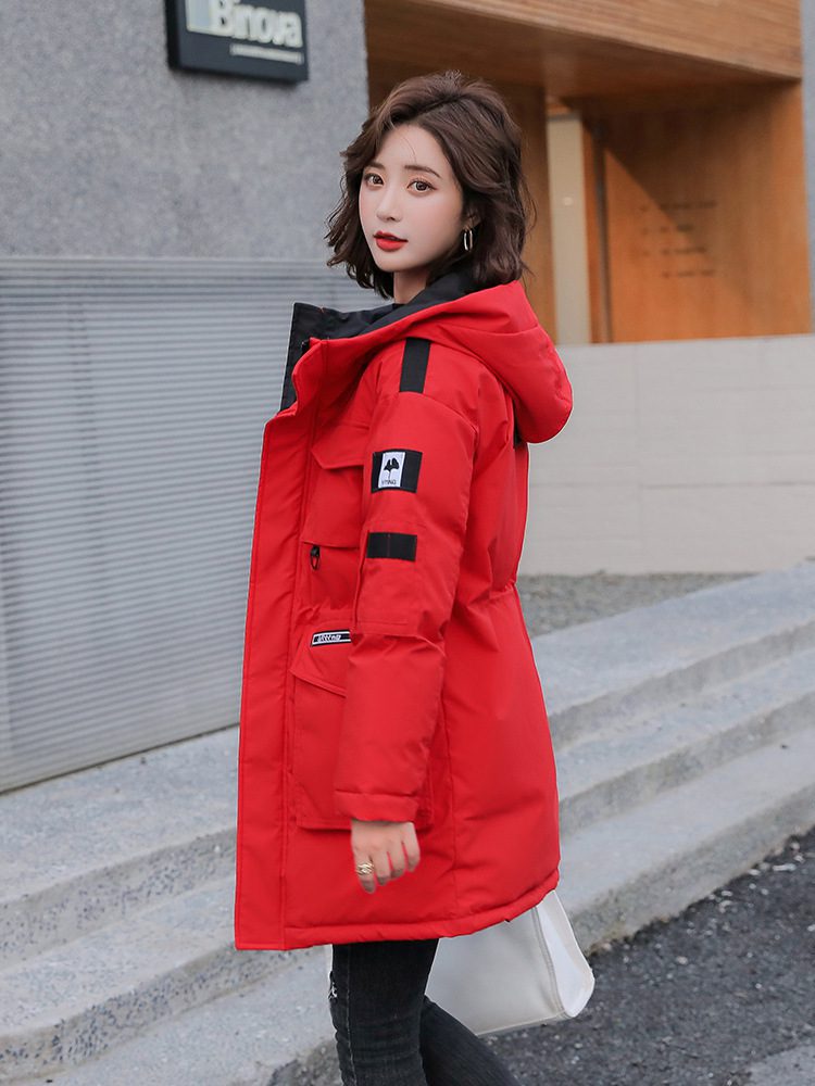 Girls' Korean-style Loose Down Cotton-padded Jacket