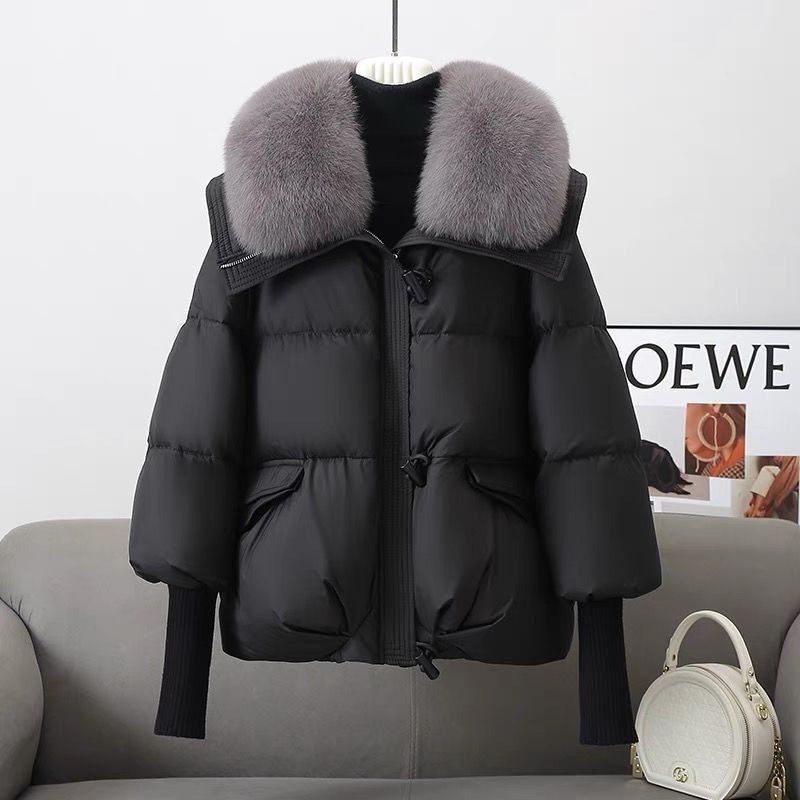 Women’s Short Down Cotton Jacket – Warm & Lightweight