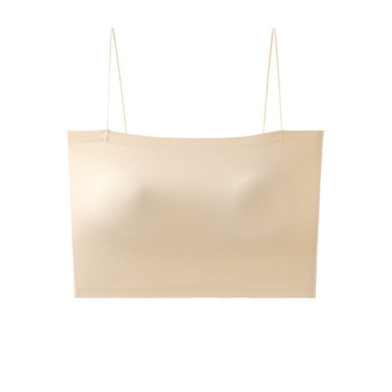 Women's Solid Color Chest Cushion Beautiful Back And Strapless