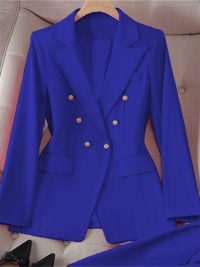 Retro Coat Slim Fit Casual Suit Top